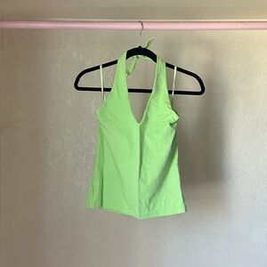Lime Green Halter Top